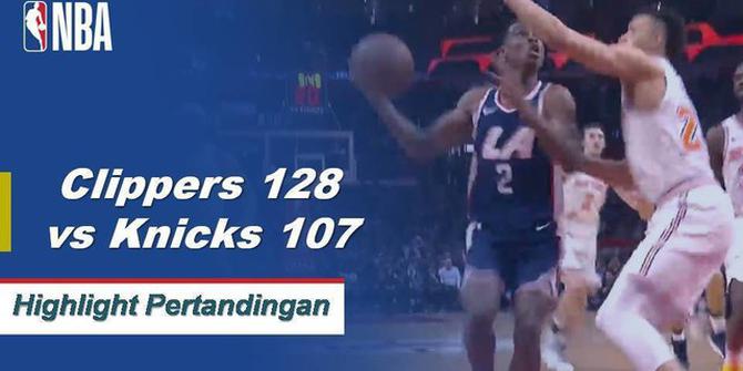 Cuplikan Pertandingan NBA : Clippers 128 vs Knicks 107