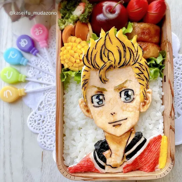6 Kreasi Bekal Nasi Bentuk Anime Tokyo Revengers Ini Unik Banget