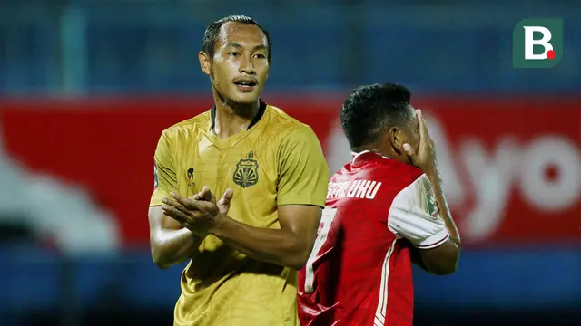 FOTO: Persija Jakarta Tertinggal 0-1 dari Bhayangkara Solo FC di Babak Pertama - Hansamu Yama