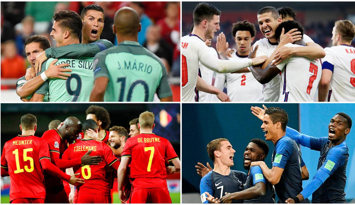 Sebanyak 24 negara akan ikut ambil bagian dalam turnamen Euro 2020 yang berlangsung mulai 12 Juni hingga 12 Juli 2021 mendatang. Berikut lima negara yang diprediksi mampu berbicara banyak dan keluar sebagai juara di ajang tersebut.
