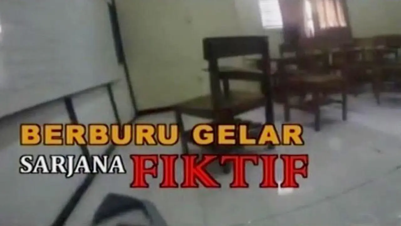 Sigi Investigasi: Berburu Gelar Sarjana Fiktif