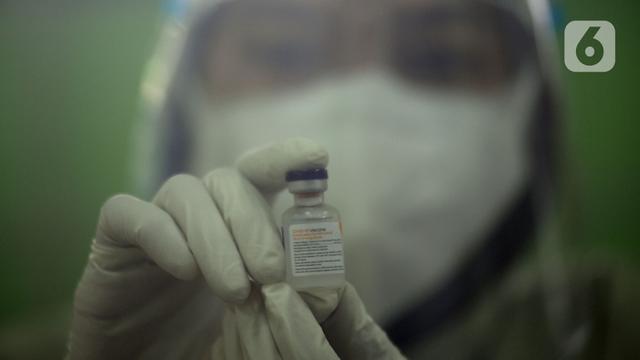 Vaksinasi Anak Usia 12-17 Tahun di SMAN 20 Jakarta