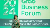 Country Managing Director Grab Indonesia Neneng Goenadi dalam event Grab for Business 2024. (Dok: Grab Indonesia)