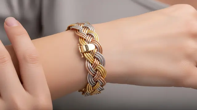 Model Gelang Emas Twist Tiga Warna yang Lagi Tren 2026