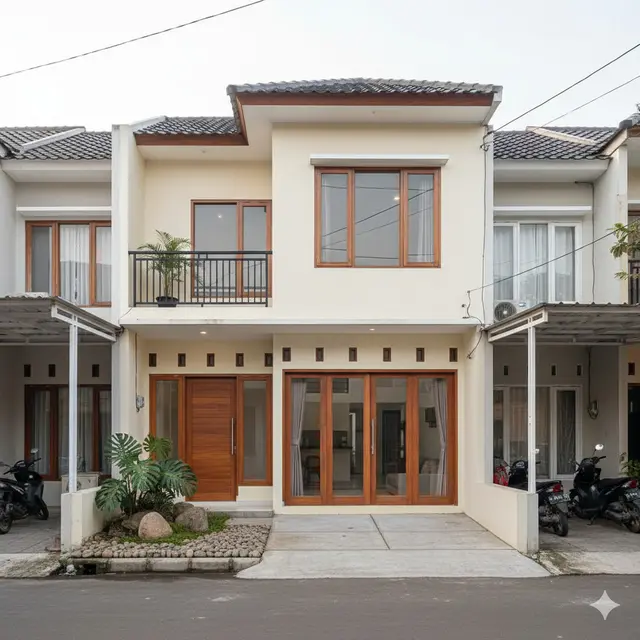 Tropis Modern dengan Ruang Terbuka