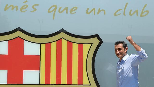 FOTO: Ernesto Valverde Diperkenalkan di Markas Barcelona