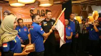 Relawan pasangan calon gubernur-calon wakil gubernur DKI Jakarta Agus Yudhoyono dan Sylviana Murni membuat aplikasi Jaga Agus-Sylvi.
