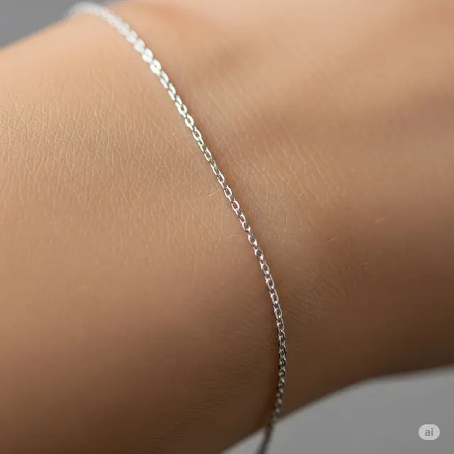 Model Gelang Emas Putih 750 untuk Tangan Kurus