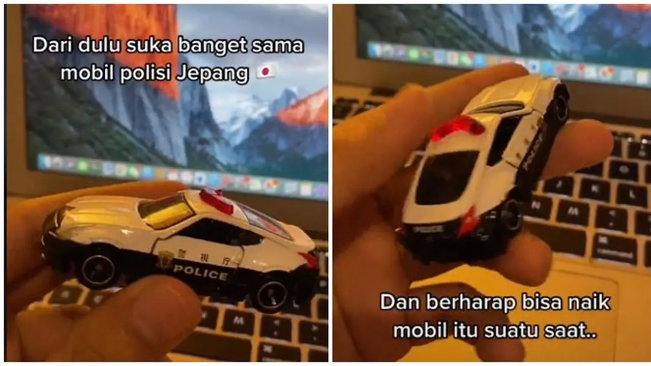 Miliki Impian Naik Mobil Polisi Jepang, Aksi Pria Ini Bikin Geleng Kepala