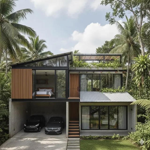 Desain Rumah Tumbuh 1 Lantai Bisa Jadi 2 Lantai