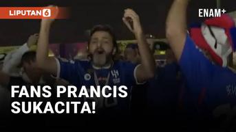 VIDEO: Lolos Perempat Final Piala Dunia, Fans Prancis Bergembira