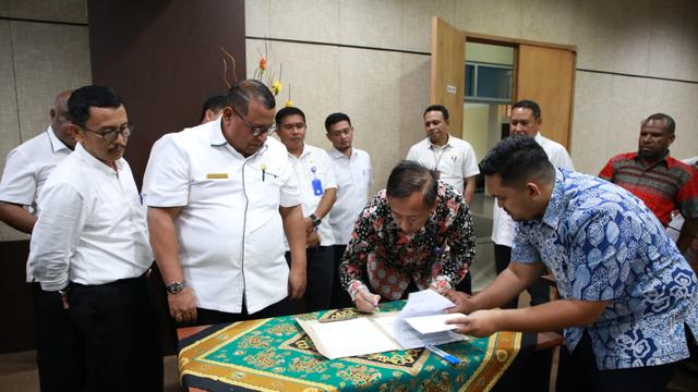 Pemprov Papua dan 4 Pemkab Sepakat Salurkan Dana Hibah untuk Provinsi Papua Selatan