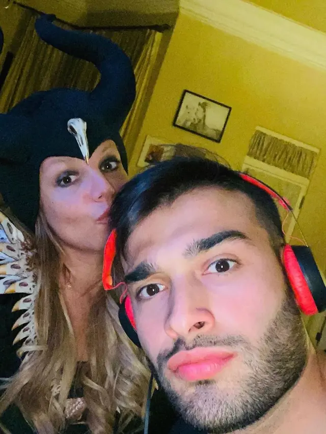 Sam Asghari dan Britney Spears. (Instagram/ samasghari)