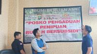 Polres Tangerang Selatan buka posko pengaduan penipuan modus rumah murah bersubsidi di Mako, Serpong.