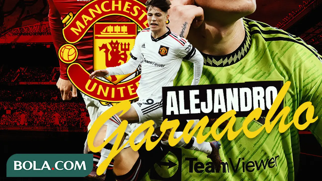 Manchester United - Ilustrasi Alejandro Garnacho