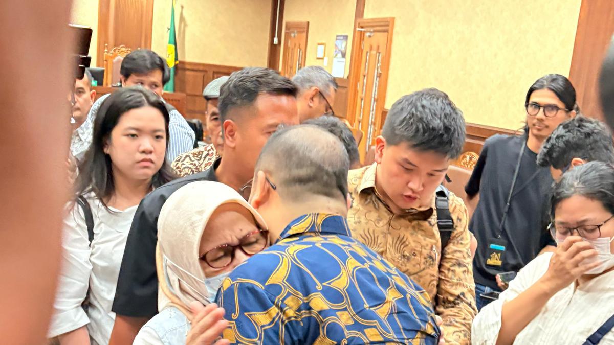 Tangis Istri Pecah usai Ibam Divonis 4 Tahun Penjara
