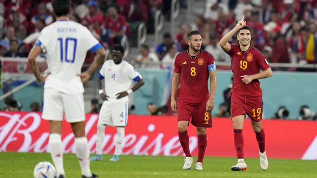Grup E Piala Dunia 2022: Spanyol  vs Kosta Rika