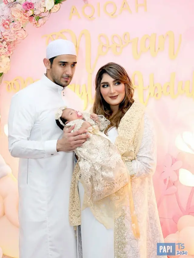 7 Momen Akikah Putri Tania Nadira dan Abdulla Alwi, Dekorasi Mewah dan Tampil Glamor