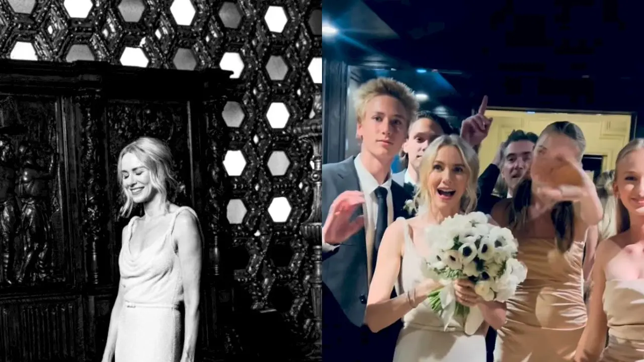 Potret Naomi Watts Menikah Lagi dengan Billy Crudup, Tampil Elegan Kenakan Gaun Pengantin Dior