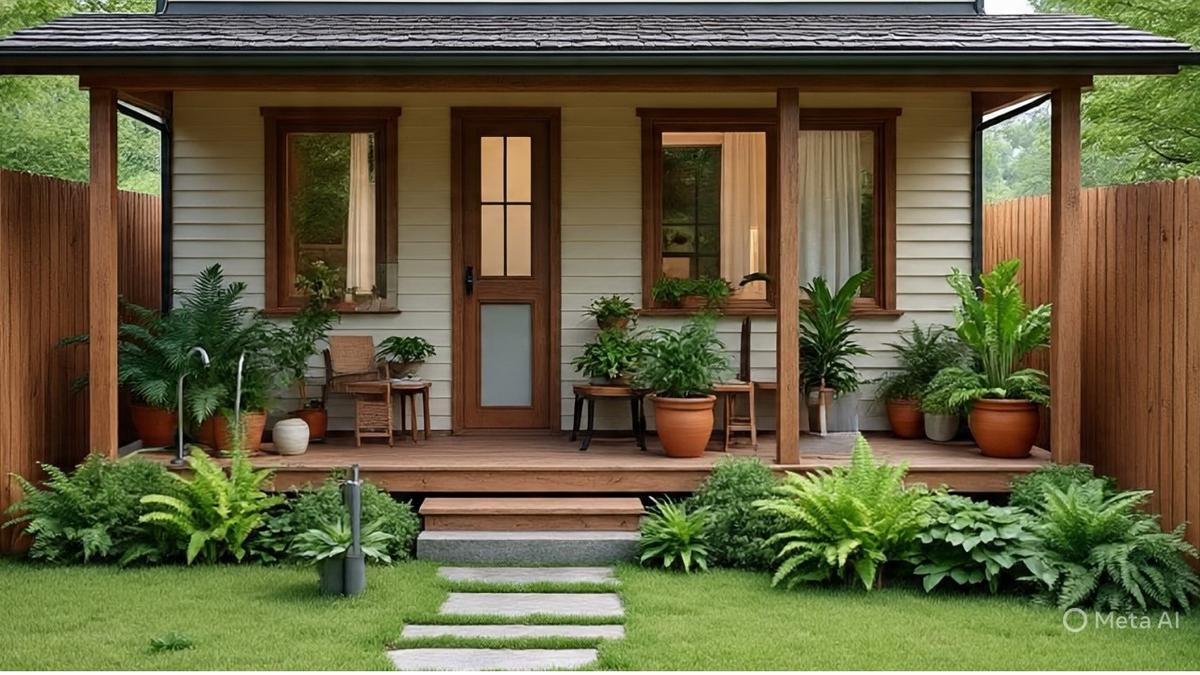 10 Ide Rumah Minimalis dengan Pagar dan Taman Kecil, Sentuhan Gaya Islami Bernuansa Hijau Menyegarkan