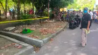 Penemuan potongan jasad di Kenjeran Park Surabaya. (Istimewa)
