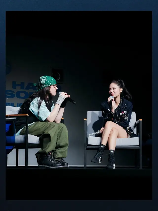 Billie Eilish dan Jennie Blackpink. (Instagram/ spotify)