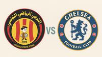 Cover prediksi&nbsp;Esp&eacute;rance de Tunis versus Chelsea di Piala Dunia Antarklub 2025.