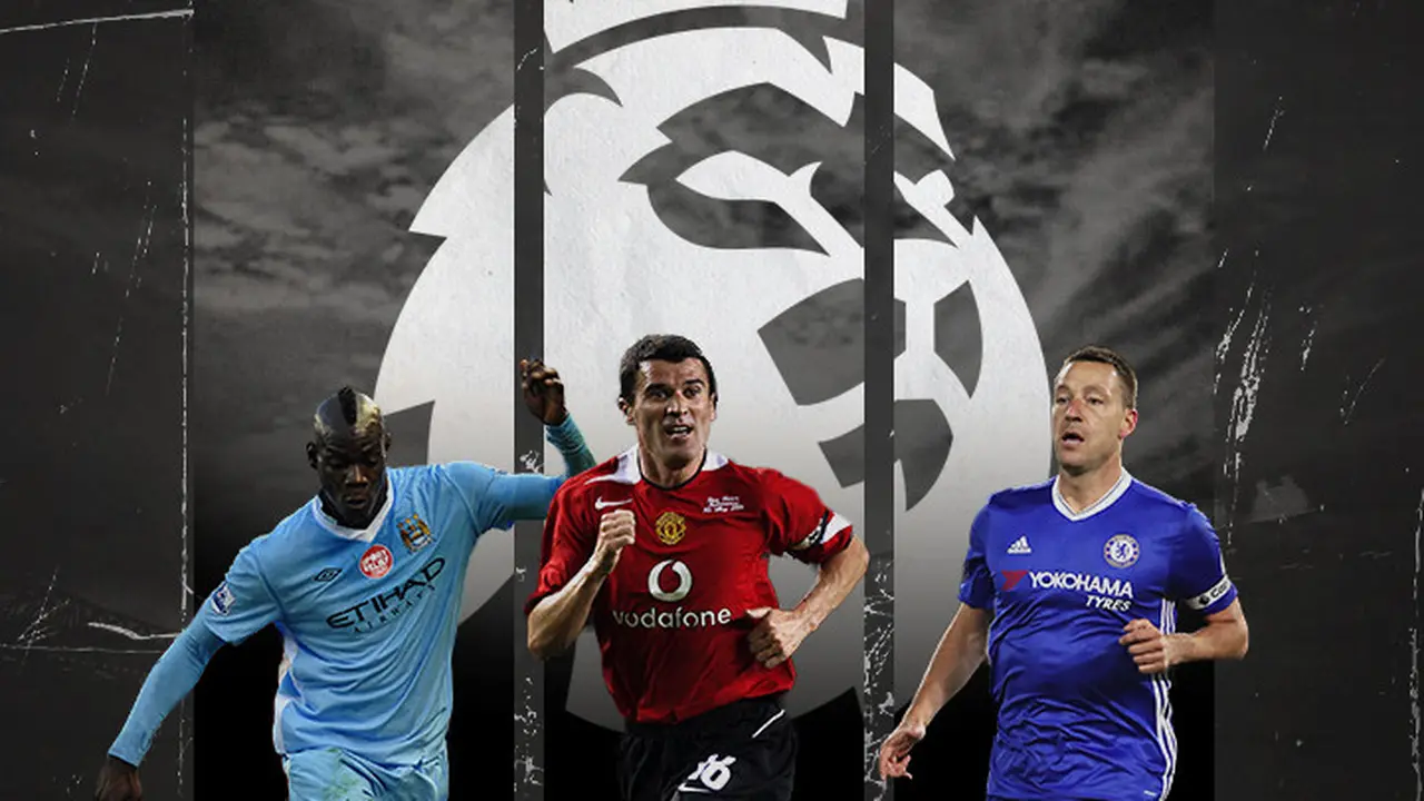 Mario Balotelli, Jogn Terry dan Roy Keane