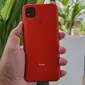 Bodi belakang Redmi 9C. (Liputan6.com/Agustinus M. Damar)