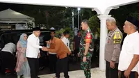 Wapres Ma'ruf Amin Mudik ke Banten. (Senin, 14/10/2024). (Pemprov Banten).