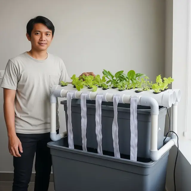 Edible Garden dari Pipa PVC