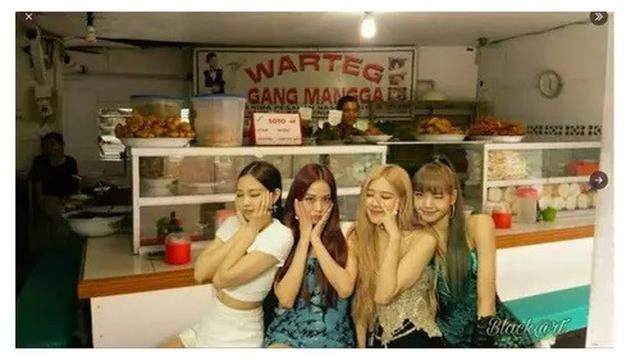 6 Editan Foto Jika Blackpink Makan di Pecel Lele dan Warteg Ini Kocak