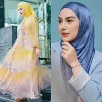 Lihat di sini beberapa potret OOTD hijab berwarna pastel dari Irish Bella.