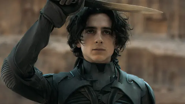 Timothée Chalamet di film Dune