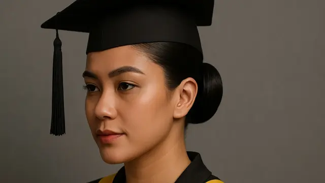 7 Rambut Sanggul yang Cocok untuk Topi Toga Wisuda, Elegan dan Tahan Seharian