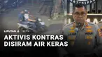 Aktivis KontraS disiram air keras oleh dua pengendara sepeda motor. Detik-detik korban disiram terekam kamera pengawas atau CCTV.