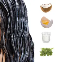 Nutrisi yang terkandung dalam santan membuat rambutmu sehat dan indah. 