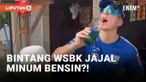 Aksi Unik Lorenzo Baldassarri Saat Isi Bensin Eceran di Mandalika