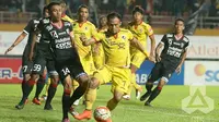 Sriwijaya FC lega bisa mengalahkan Bali United 2-1, Minggu (11/12/2016), di Palembang. (Bola.com/PT GTS)