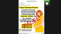 Cek Fakta: Tidak Benar Link Ini untuk Pendaftaran PKH Ibu Hamil 2026