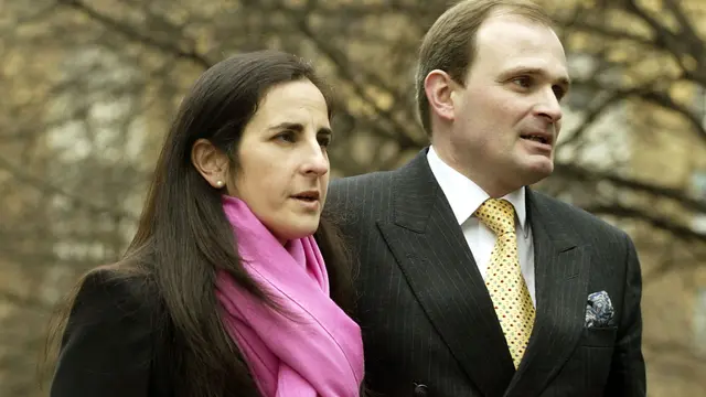 Mayor Charles Ingram dan istrinya Diana, saat persidangan. (Sky News)