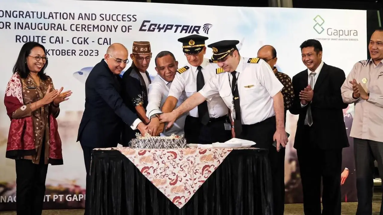 Kini Tersedia Penerbangan Langsung Egypt Air Rute Mesir-Jakarta, Menparekraf Bisa Perkuat Sektor Parekraf
