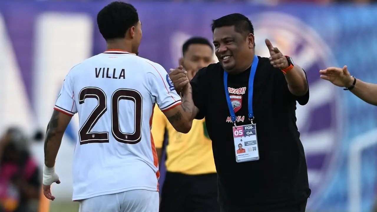 Juan Villa - PSIM Yogyakarta Vs Borneo FC Samarinda di BRI Super League 2025/2026