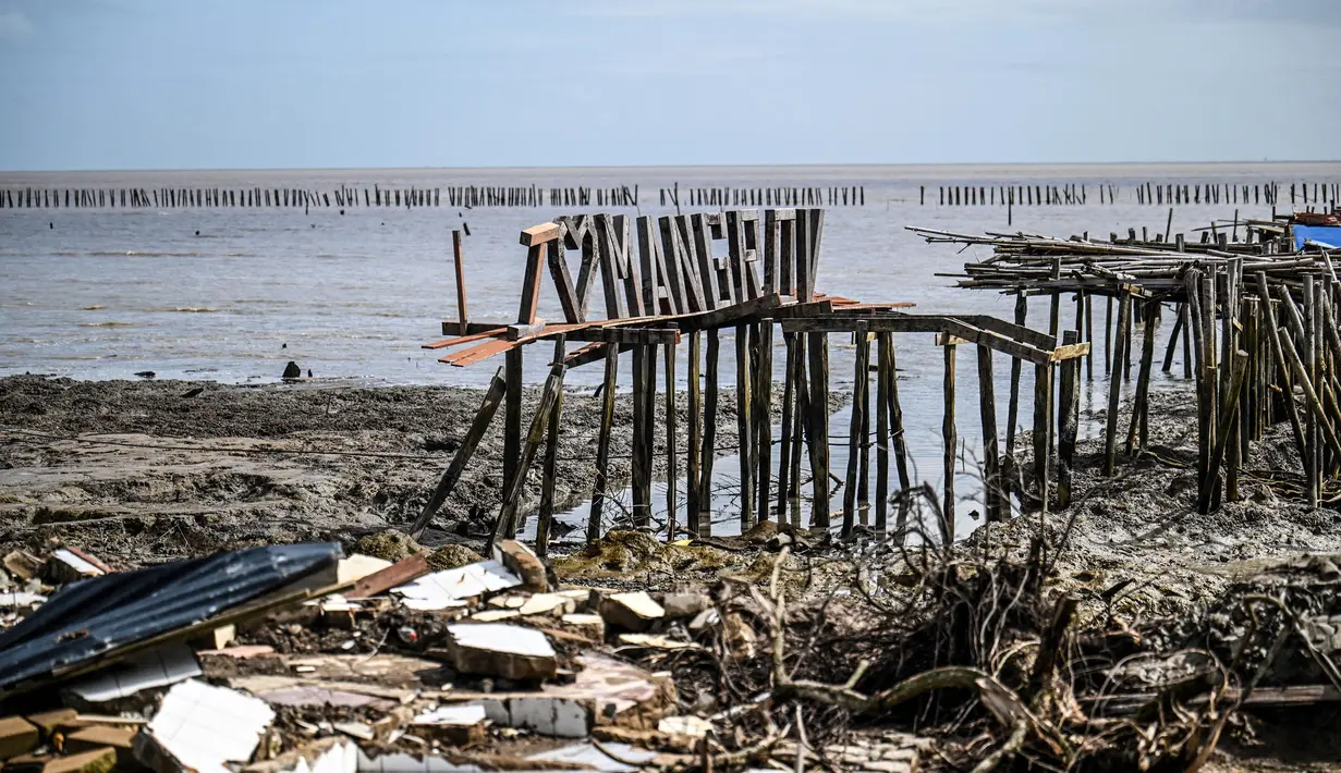 Sebagian besar penduduk Suriname tinggal di dataran rendah pesisir, khususnya di ibu kota Paramaribo. (Juan BARRETO/AFP)