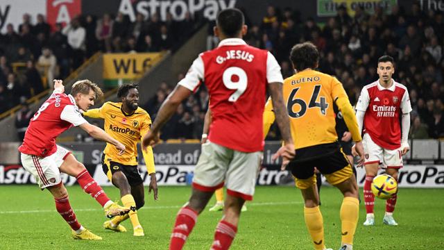 Arsenal Sikat Wolverhampton Wanderers di Liga Inggris