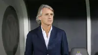 Pelatih Inter Milan asal Italia, Roberto Mancini. (AFP/Karim Jaafar)