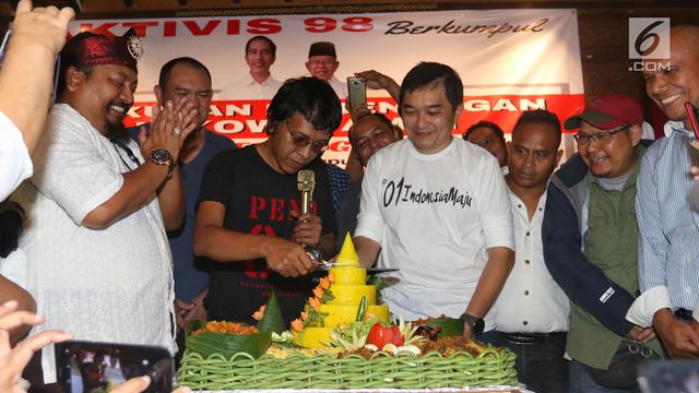 Aktivis 98 Syukuran Kemenangan Jokowi-Ma'ruf