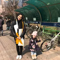 Laudya Cynthia Bella di Korea Selatan. (Instagram/laudyacynthiabella)