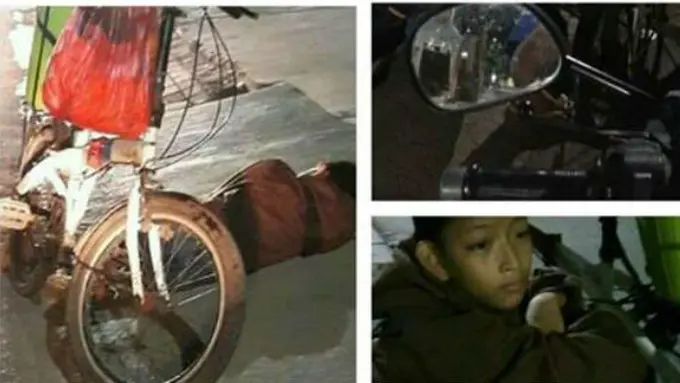 Adit penjual es keliling/Twitter.com.