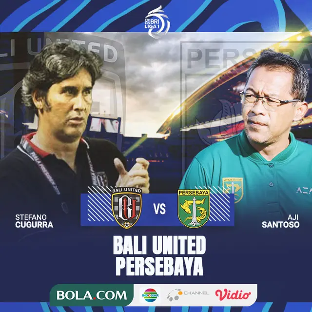 BRI Liga 1 - Duel Pelatih - Bali United Vs Persebaya Surabaya